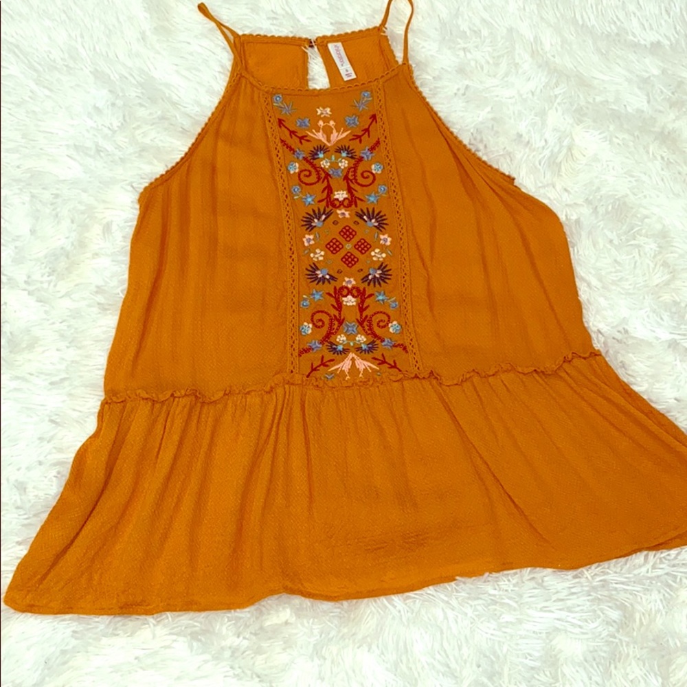 Mustard tank top